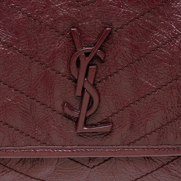 Saint Laurent Crinkled Calfskin Monogram Niki Medium Shoulder Bag - Picture 9 of 12